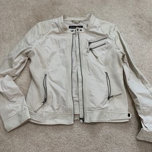 Blanc Noir Moto Jacket **last chance**
